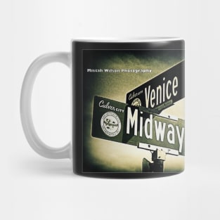 Venice Boulevard & Midway Avenue, Culver City, California by Mistah Wilson Mug